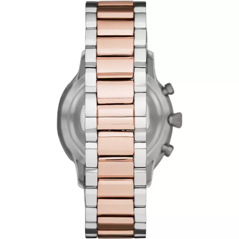 Armani Men's Luigi Quartz Watch AR11209 43mm Stainless Steel Black Dial