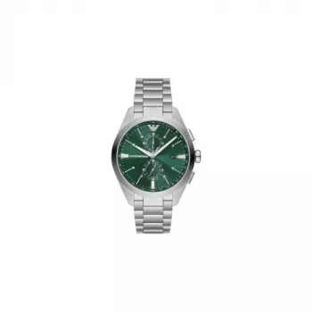 Armani Men's Luigi Quartz Watch AR11480 40mm Blue Dial Stainless Steel Mesh