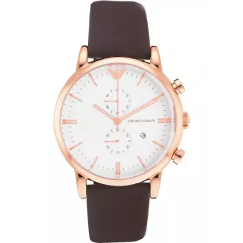 Armani Men's Watch AR1936 43mm Stainless Steel Quartz Chronograph