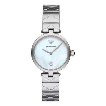 ARMANI Women's AR11235 Quartz Watch 32mm Stainless Steel Silver