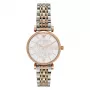 ARMANI Women's AR1926 Gianni T-Bar Quartz Analog Watch 32mm Rose Gold-tone Stainless Steel Mesh