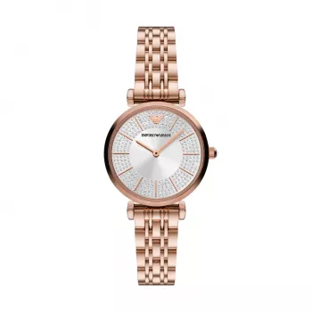 ARMANI Women's Watch AR11446 32mm Rose Gold Stainless Steel