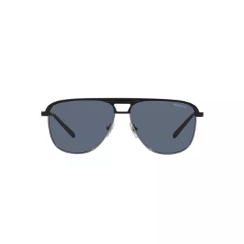 ARNETTE AN3082-733-55 Men's Rectangular Sunglasses Matte Black Grey 57mm