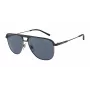 ARNETTE AN3082-733-55 Men's Rectangular Sunglasses Matte Black Grey 57mm