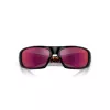 Arnette AN4182-29166Q Men's Polarized Rectangle Sunglasses Matte Black Dark Grey Mirror Silver