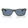 Arnette AN4185-28412V Men's Rectangular Sunglasses Matte Black Frame Grey Mirror Silver Lens 58/16/145 mm