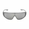 ARNETTE AN4264 Unisex Sunglasses Matte Black Frame Dark Grey Mirror Silver Lens 135mm