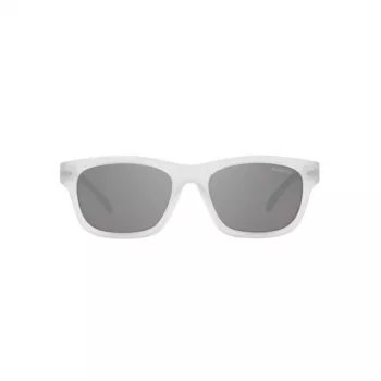 ARNETTE AN4284-27616G Men's Rectangular Sunglasses Matte Black Grey Mirror 54/18/145 mm