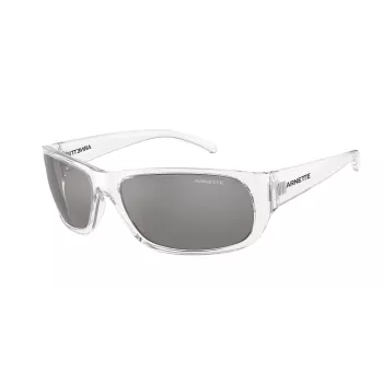 ARNETTE AN4290-27556G Men's Sunglasses Matte Black Frame Grey Mirror Lens 63mm