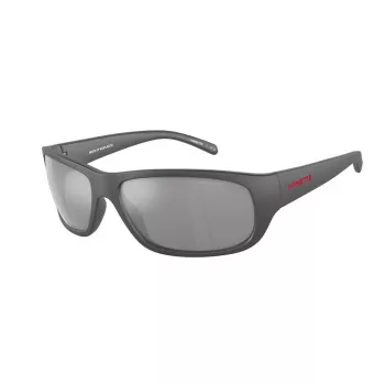 ARNETTE AN4290-28706G Men's Rectangular Sunglasses Matte Black Grey