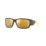 ARNETTE AN4324-28775A Unisex Sunglasses, Matte Black Frame, Grey Lens, 61 mm