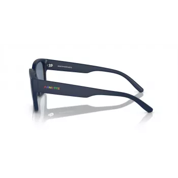 ARNETTE AN432527592V5 Unisex Sunglasses - Matte Black Frame, Dark Grey Polarized Lenses, 54/19/145 mm