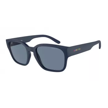 ARNETTE AN432527592V5 Unisex Sunglasses - Matte Black Frame, Dark Grey Polarized Lenses, 54/19/145 mm