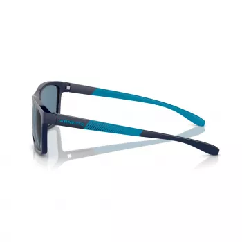 ARNETTE AN4328U27622V Men's Sunglasses Matte Black Dark Grey Mirror Silver 58mm