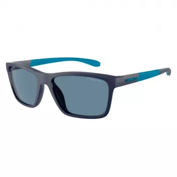 ARNETTE AN4328U27622V Men's Sunglasses Matte Black Dark Grey Mirror Silver 58mm