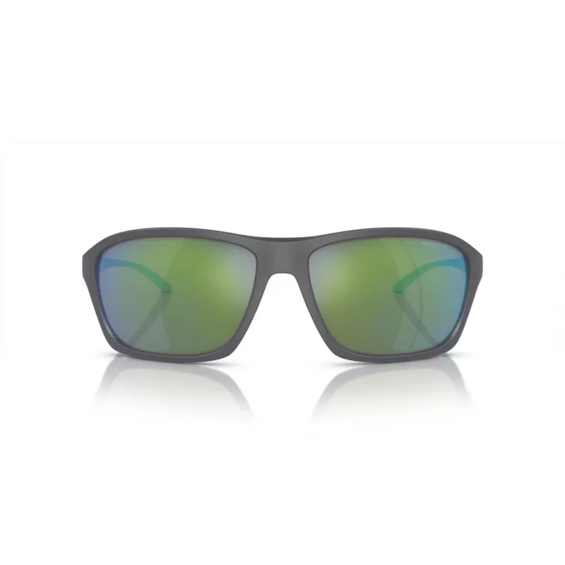 ARNETTE AN4329-28538N Unisex Sunglasses, Rectangular, Matte Black Frame, Dark Grey Lens, 63/17/130 mm