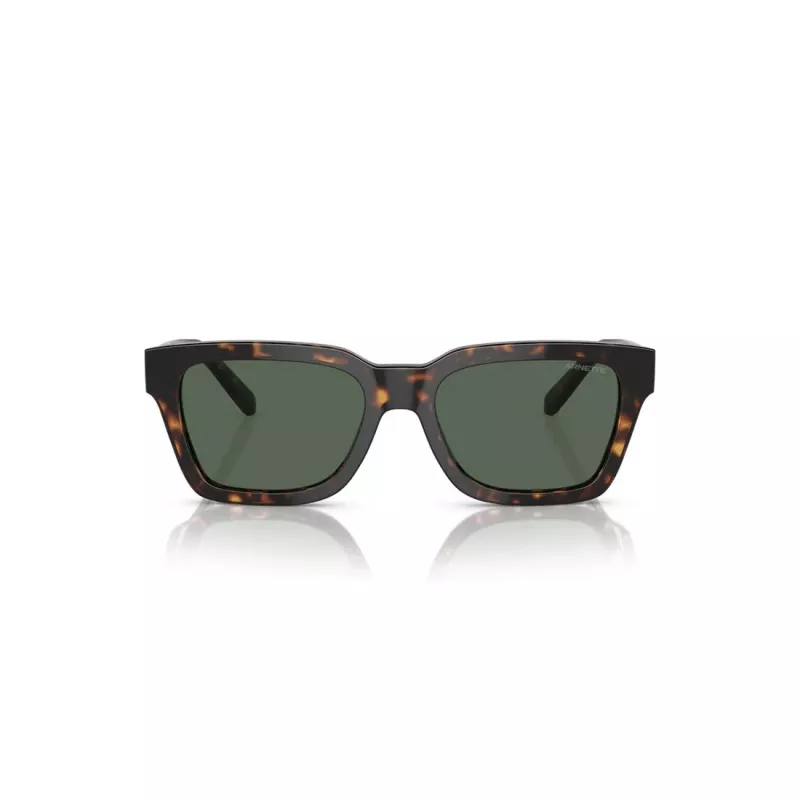 ARNETTE AN4334-122271 Men's Rectangular Sunglasses Matte Black Frame Dark Grey Mirror Silver Lens 64/18/130 mm