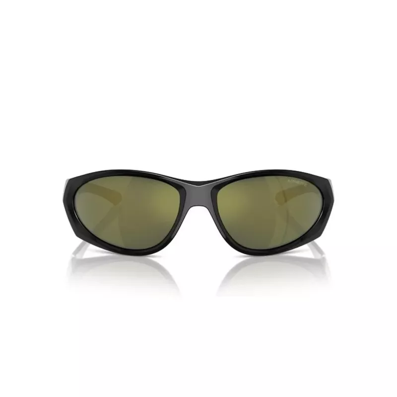 Arnette AN4342-29476R Unisex Sunglasses, Matte Black Frame, Dark Grey Mirror Silver Lens, 62 mm Lens Width