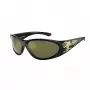 Arnette AN4342-29476R Unisex Sunglasses, Matte Black Frame, Dark Grey Mirror Silver Lens, 62 mm Lens Width