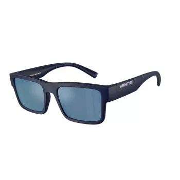 Arnette AN4344-275922 Men's Rectangular Polarized Sunglasses, Matte Black, 54 mm