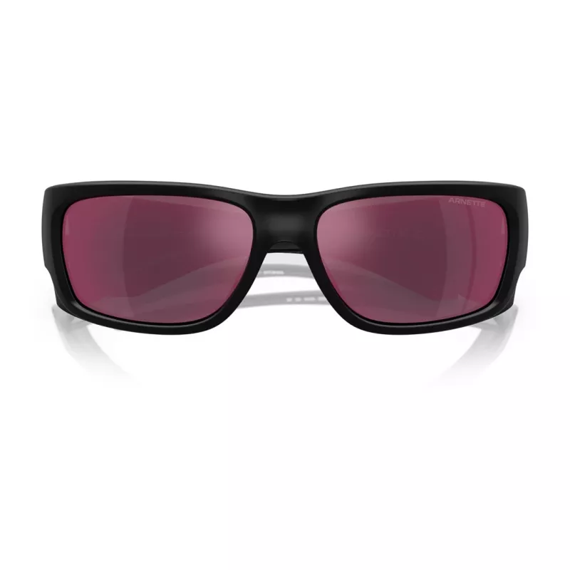 Arnette AN4345-29006Q Men's Rectangular Sunglasses Matte Black Dark Grey 62mm