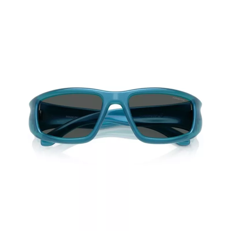 ARNETTE AN4358-298687 Men's Rectangular Sunglasses Matte Black Frame Grey Lens 58/19/135 mm