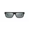 ARNETTE Men's Sunglasses AN4278-12006G - Matte Black Propionate Frame, Grey Mirror Polycarbonate Lenses, 55mm Lens Width