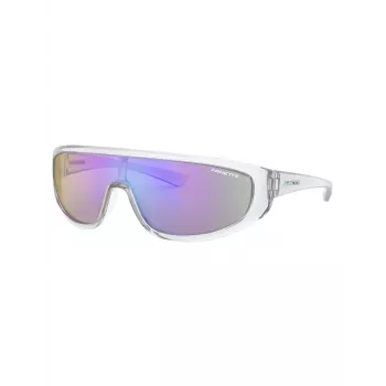ARNETTE Unisex A42642634Y730 Sunglasses Shield Matte Transparent Grey Dark Grey 135mm