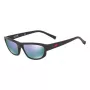 ARNETTE Unisex Sunglasses AN4260-014V56 Matte Black Frame Grey Mirror Lens 55mm