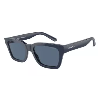 ARNETTE Unisex Sunglasses AN4334-122180 Matte Black Frame Grey Mirror Silver Lens 53mm