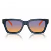 ARNETTE Unisex Sunglasses AN4334-12422H Matte Black Rectangular Polarized 53mm