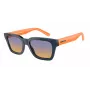 ARNETTE Unisex Sunglasses AN4334-12422H Matte Black Rectangular Polarized 53mm