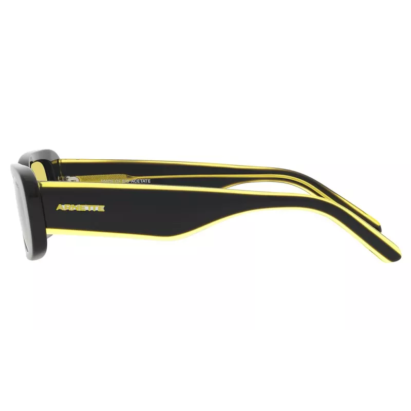 ARNETTE Women AN4317-12412Q Sunglasses - Transparent Grey Frame, Dark Grey Lens, 50/19/145 mm
