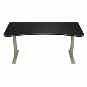 Arozzi Arena Large Gaming Desk - Forest Green, 160x82 cm, Full-Surface Microfiber Mouse Pad, Adjustable Height
