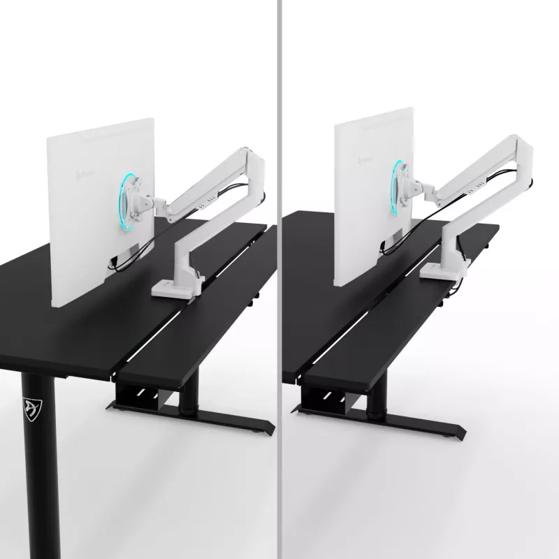 Arozzi Arena Nordico Electric Standing Desk – Dual Motor, 160x80 cm, Black