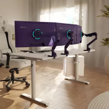 Arozzi Nova 27 inch IPS QHD 16:9 Gaming Monitor, 2560x1440, 180Hz, 1ms, 2xHDMI, Purple