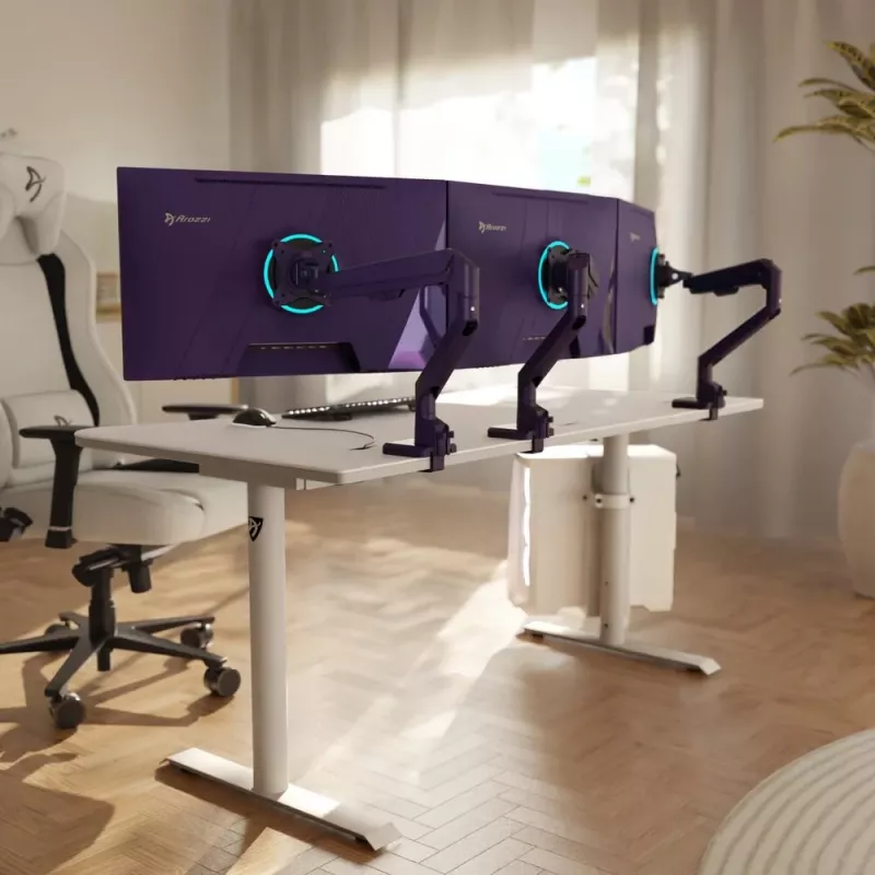 Arozzi Nova 27 inch IPS QHD 16:9 Gaming Monitor, 2560x1440, 180Hz, 1ms, 2xHDMI, Purple
