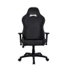 Arozzi Torretta Soft Fabric Gaming Chair – Pure Black, Metal Frame, Class 4 Gas Lift, 3D Armrests