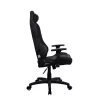 Arozzi Torretta Soft Fabric Gaming Chair – Pure Black, Metal Frame, Class 4 Gas Lift, 3D Armrests