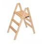 ARREDAMENTI DOROTEA Ladder 83 x 70 cm Natural Wood Step Ladder