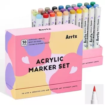ARRTX 30D Acrylic Markers - Set of 30 Colours