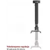 ART P-108 2-in-1 Ceiling/Wall Projector Mount, Universal, 15 kg, Silver