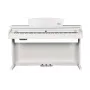 Artesia DP-3+ WH 88-Key Hammer Action Digital Piano with Stand, Pedal Unit and Power Adapter – White