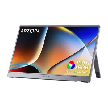 ARZOPA Z1C 16.1-inch IPS Full HD 144Hz Portable Monitor (Gray)