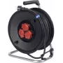 AS Schwabe 10135 Cable Reel 50 m Schuko Plug 4 Sockets