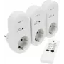 AS Schwabe 24080 Wireless Remote Control Socket Set Indoor 2300 W 3-Piece White