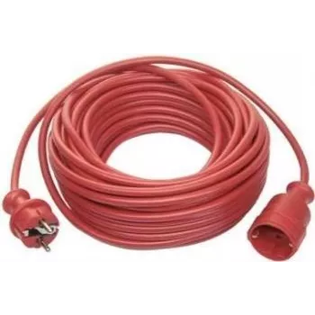 AS SCHWABE 25m H05VV-F 3G1.5 Extension Cable with Schuko Plug and Socket, Black 60361
