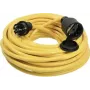 AS SCHWABE 60354 Heavy-Duty Rubber Extension Cable 20 m H07RN-F 3G2.5 16 A IP44 Yellow