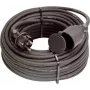 AS SCHWABE 60383 Power Extension Cable 10 m H05VV-F 3G1.5 Schuko Black