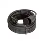 AS Schwabe 60384 25m H07RN-F Rubber Extension Cable with Schuko Plug and Socket, Black, IP44, 16A